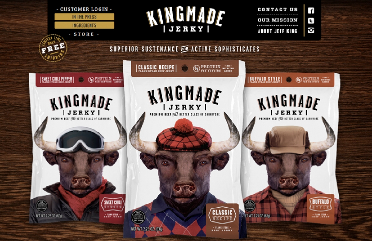 Launched Responsive Ecommerce Website for Kingmade Jerky
